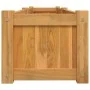 Arriate de madera maciza de teca 150x30x25 cm de vidaXL, Maceteros y jardineras - Ref: Foro24-362659, Precio: 125,30 €, Descu...
