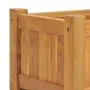 Arriate de madera maciza de teca 150x30x25 cm de vidaXL, Maceteros y jardineras - Ref: Foro24-362659, Precio: 125,30 €, Descu...