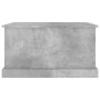 Baúl almacenaje madera contrachapada gris hormigón 70x40x38 cm en Baúles de almacenamiento | Comprar online en Foru.es