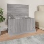 Baúl almacenaje madera contrachapada gris sonoma 70x40x38 cm en Baúles de almacenamiento | Comprar online en Foru.es