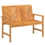 Juego de muebles de jardín 2 piezas madera maciza acacia de vidaXL, Bancos de jardín - Ref: Foro24-362235, Precio: 158,93 €, ...