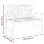 Juego de muebles de jardín 2 piezas madera maciza acacia de vidaXL, Bancos de jardín - Ref: Foro24-362235, Precio: 158,93 €, ...