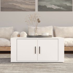 Mesa de centro madera contrachapada blanco 80x50x36 cm en Mesas de centro | Comprar online en Foru.es