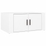 Mesa de centro madera contrachapada blanco 80x50x36 cm en Mesas de centro | Comprar online en Foru.es