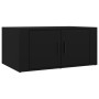 Mesa de centro madera contrachapada negro 80x50x36 cm en Mesas de centro | Comprar online en Foru.es