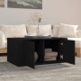 Mesa de centro madera contrachapada negro 80x50x36 cm en Mesas de centro | Comprar online en Foru.es