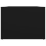 Mesa de centro madera contrachapada negro 80x50x36 cm en Mesas de centro | Comprar online en Foru.es