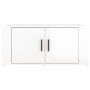Mesa de centro madera contrachapada blanco brillo 80x50x36 cm en Mesas de centro | Comprar online en Foru.es