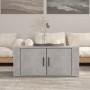 Mesa de centro madera contrachapada gris hormigón 80x50x36 cm en Mesas de centro | Comprar online en Foru.es