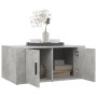Mesa de centro madera contrachapada gris hormigón 80x50x36 cm en Mesas de centro | Comprar online en Foru.es