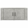 Mesa de centro madera contrachapada gris hormigón 80x50x36 cm en Mesas de centro | Comprar online en Foru.es