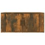 Mesa de centro madera contrachapada roble ahumado 80x50x36 cm en Mesas de centro | Comprar online en Foru.es