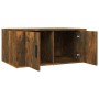 Mesa de centro madera contrachapada roble ahumado 80x50x36 cm en Mesas de centro | Comprar online en Foru.es