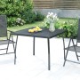 Mesa de jardín malla de acero gris antracita 100x100x72 cm de vidaXL, Mesas de jardín - Ref: Foro24-362732, Precio: 106,54 €,...
