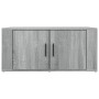 Mesa de centro madera contrachapada gris Sonoma 80x50x36 cm en Mesas de centro | Comprar online en Foru.es