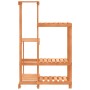 Soporte para flores de madera maciza abeto 62,5x61,5x101,5 cm de vidaXL, Soportes para macetas - Ref: Foro24-362884, Precio: ...