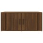 Mesa de centro madera contrachapada roble marrón 80x50x36 cm en Mesas de centro | Comprar online en Foru.es