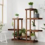 Soporte para flores madera maciza abeto 95x25x96 cm de vidaXL, Soportes para macetas - Ref: Foro24-362861, Precio: 51,96 €, D...