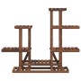 Soporte para flores madera maciza abeto 95x25x96 cm de vidaXL, Soportes para macetas - Ref: Foro24-362861, Precio: 51,96 €, D...