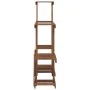 Soporte para flores madera maciza abeto 95x25x96 cm de vidaXL, Soportes para macetas - Ref: Foro24-362861, Precio: 53,92 €, D...