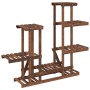 Soporte para flores madera maciza abeto 95x25x96 cm de vidaXL, Soportes para macetas - Ref: Foro24-362861, Precio: 51,96 €, D...