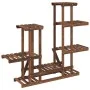 Soporte para flores madera maciza abeto 95x25x96 cm de vidaXL, Soportes para macetas - Ref: Foro24-362861, Precio: 53,92 €, D...