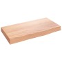 Estante de pared madera de roble tratada marrón claro 40x20x4cm de vidaXL, Estantes y estanterías - Ref: Foro24-363624, Preci...