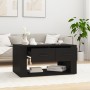 Mesa de centro madera contrachapada negro 80x50x40 cm en Mesas de centro | Comprar online en Foru.es