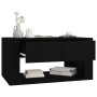 Mesa de centro madera contrachapada negro 80x50x40 cm en Mesas de centro | Comprar online en Foru.es