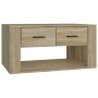 Mesa de centro madera contrachapada roble Sonoma 80x50x40 cm en Mesas de centro | Comprar online en Foru.es