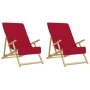 Toallas de playa 2 uds tela burdeos 400 g/m² 60x135 cm de vidaXL, Toallas de playa - Ref: Foro24-362675, Precio: 21,42 €, Des...