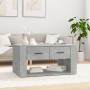 Mesa de centro madera contrachapada gris hormigón 80x50x40 cm en Mesas de centro | Comprar online en Foru.es