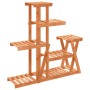 Soporte para flores madera maciza de abeto 95x25x96 cm de vidaXL, Soportes para macetas - Ref: Foro24-362880, Precio: 58,77 €...