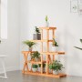Soporte para flores madera maciza de abeto 95x25x96 cm de vidaXL, Soportes para macetas - Ref: Foro24-362880, Precio: 58,77 €...