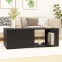 Mesa de centro madera contrachapada negro 100x50,5x35 cm en Mesas de centro | Comprar online en Foru.es