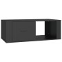 Mesa de centro madera contrachapada negro 100x50,5x35 cm en Mesas de centro | Comprar online en Foru.es