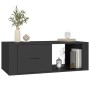 Mesa de centro madera contrachapada negro 100x50,5x35 cm en Mesas de centro | Comprar online en Foru.es