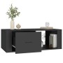 Mesa de centro madera contrachapada negro 100x50,5x35 cm en Mesas de centro | Comprar online en Foru.es