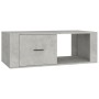 Mesa de centro madera contrachapada gris hormigón 100x50,5x35cm en Mesas de centro | Comprar online en Foru.es