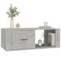 Mesa de centro madera contrachapada gris hormigón 100x50,5x35cm en Mesas de centro | Comprar online en Foru.es