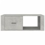 Mesa de centro madera contrachapada gris hormigón 100x50,5x35cm en Mesas de centro | Comprar online en Foru.es