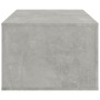 Mesa de centro madera contrachapada gris hormigón 100x50,5x35cm en Mesas de centro | Comprar online en Foru.es