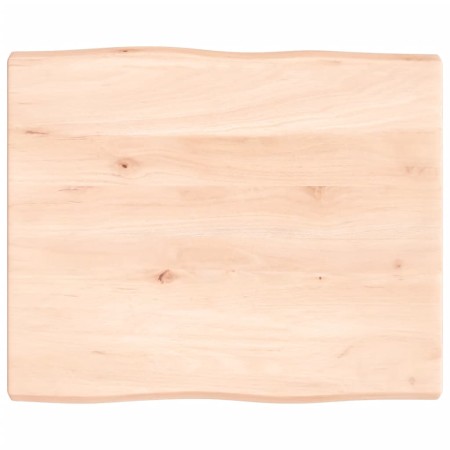 Tablero de mesa madera maciza borde natural 60x50x(2-4) cm de vidaXL, Tableros para mesas - Ref: Foro24-363867, Precio: 50,02...