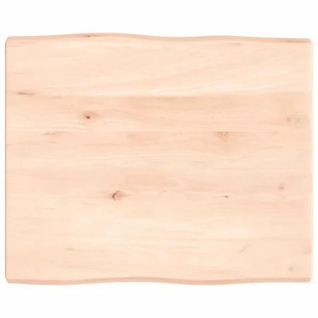 Tablero de mesa madera maciza borde natural 60x50x(2-4) cm de vidaXL, Tableros para mesas - Ref: Foro24-363867, Precio: 49,31...