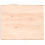Tablero de mesa madera maciza borde natural 60x50x(2-4) cm de vidaXL, Tableros para mesas - Ref: Foro24-363867, Precio: 50,02...