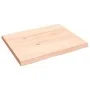 Tablero de mesa madera maciza borde natural 60x50x(2-4) cm de vidaXL, Tableros para mesas - Ref: Foro24-363867, Precio: 49,31...