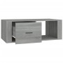Mesa de centro madera contrachapada gris Sonoma 100x50,5x35 cm en Mesas de centro | Comprar online en Foru.es