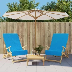 Toallas de playa 2 uds tela turquesa 400 g/m² 60x135 cm de vidaXL, Toallas de playa - Ref: Foro24-362679, Precio: 29,34 €, De...