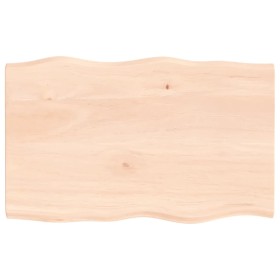 Tablero de mesa madera maciza roble borde natural 80x50x2 cm de vidaXL, Tableros para mesas - Ref: Foro24-363875, Precio: 49,...