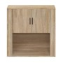 Armario de pared madera contrachapada roble sonoma 80x33x80 cm en Armarios y almacenamiento | Comprar online en Foru.es